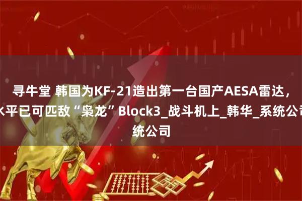 寻牛堂 韩国为KF-21造出第一台国产AESA雷达，水平已可匹敌“枭龙”Block3_战斗机上_韩华_系统公司